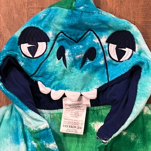 Saint Eve Kids Hooded Terry Swim and Beach Cover Up Robe - Picture 2 of 5